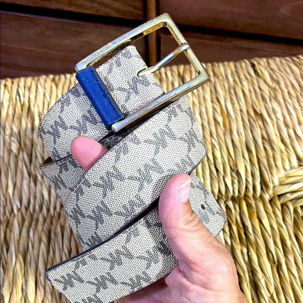 Michael Kors, tan and brown women’s belt size medium